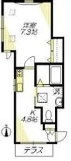 東京都目黒区原町2【マンション】の間取り