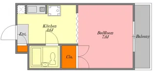 広島県広島市中区舟入幸町【マンション】の間取り