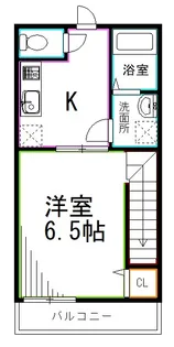 東京都杉並区上荻3【アパート】の間取り