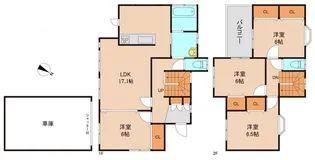 千葉県富里市日吉台5【一戸建】の間取り