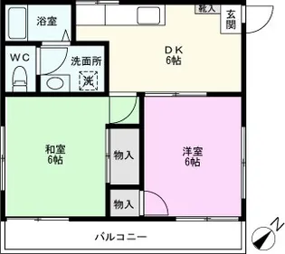 プチメゾン【2階】の間取り