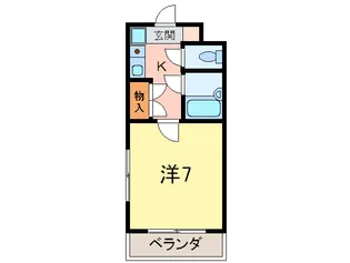 オプティ岡本山手【2階】の間取り