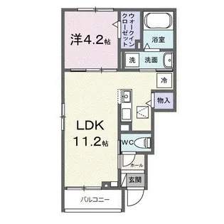 ヒカルサ藤枝茶町I【1階】の間取り
