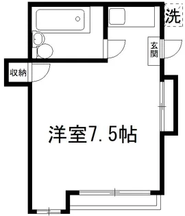 いなばハイツ【2階】の間取り