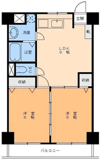 グランアルブル山越III【4階】の間取り