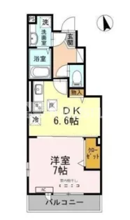 リヴェール等々力B【1階】の間取り