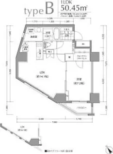 JP noie 小石川富坂【14階】の間取り