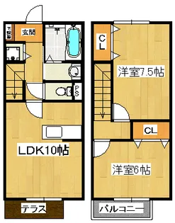 グレーリングの間取り