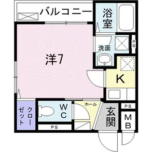 Y’sコート【2階】の間取り