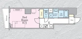 東京都墨田区東向島2【マンション】の間取り
