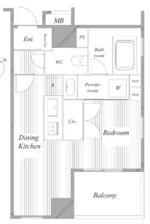 デュオ・スカーラ品川大井【9階】の間取り