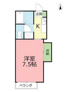 神奈川県秦野市北矢名【アパート】の間取り