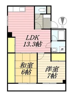 角村ビル【4階】の間取り