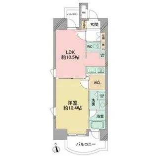 さくらHills名駅NORTH【3階】の間取り