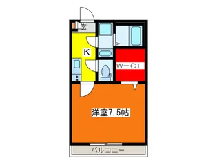 BestStageシリウス塚越【2階】の間取り