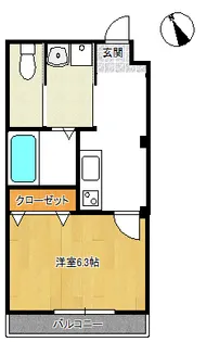 エスポワール【2階】の間取り