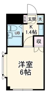 トワイ・ライト・ビル【2階】の間取り