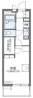 レオパレスメゾン 五月館【1階】の間取り
