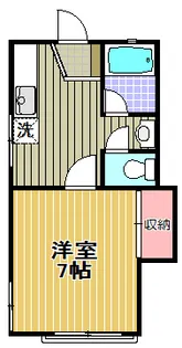 フタミハイツ【1階】の間取り