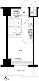ルーブル川崎参番館【8階】の間取り