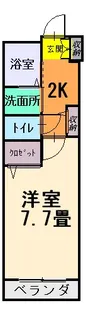 ゼウス【2階】の間取り