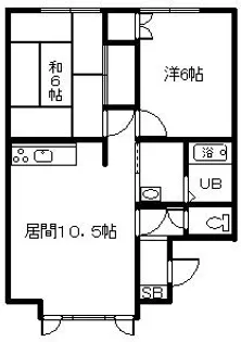 グレイス三田【2階】の間取り