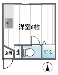 パールハウスB【1階】の間取り