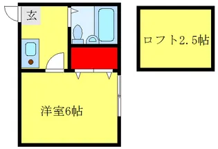 コーポ広央【2階】の間取り
