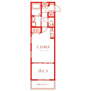 グラン レガーロ上星川I【3階】の間取り