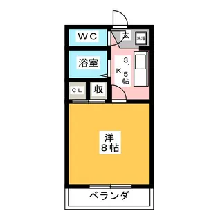 第5ハイツタマキ【1階】の間取り