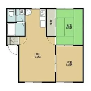 アーバンフォレストI【1階】の間取り