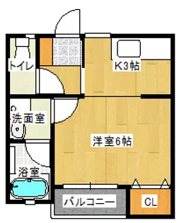 クレアシオン【1階】の間取り