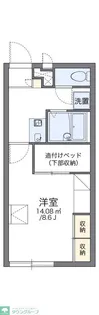 レオパレスSAKURA II【2階】の間取り