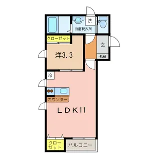 ブラン【2階】の間取り