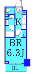 グランドガーラ横浜【4階】の間取り