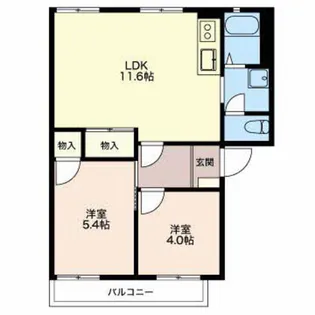 グランドール日永 A【1階】の間取り