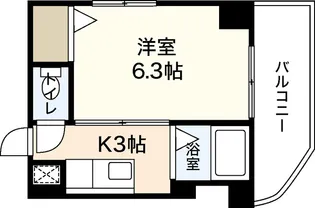 クレールヒロ【3階】の間取り