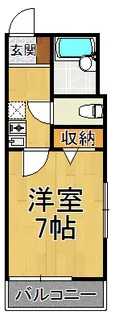 エルロン21【4階】の間取り