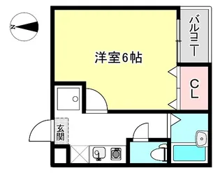 パルティール藤【1階】の間取り