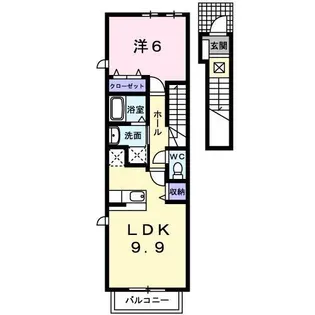 ウェストヒルズ(二戸市)【2階】の間取り