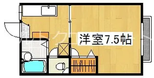 ポニョハイツ【1階】の間取り