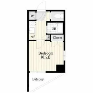 CYNTHIA FOUR D GOTANDA WEST【7階】の間取り