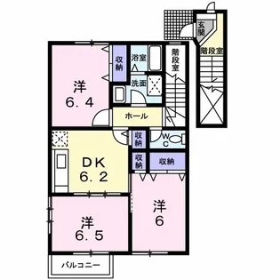 フォレストA【2階】の間取り
