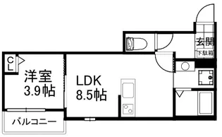 Solvida香里園【1階】の間取り