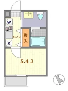 アットリラ南行徳【2階】の間取り