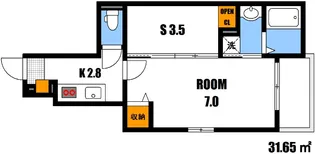 ヴィラ 池之内【1階】の間取り