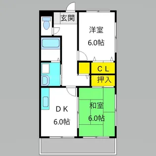ローゼンハイム【1階】の間取り