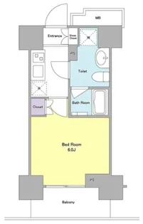 ラベイユ麻布十番【4階】の間取り