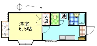 ハイツ宮下【1階】の間取り
