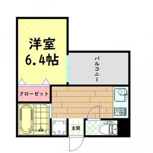 Mプラザ長堀弐番館【4階】の間取り